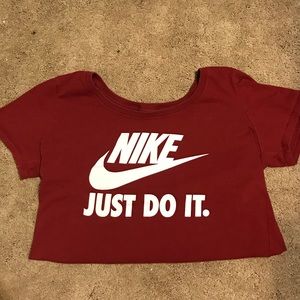 Red Nike Graphic Tee.